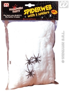 Spinnenwebe 50g weiß