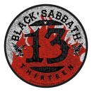 Black Sabbath 13 Flames Circular