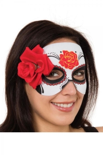 Day Of Dead Rose Mask