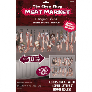 Meat Market - Chop Shop Scene Setters 2 Foilien 165x 85 cm