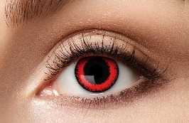 Eye lenses - Red-Lunatic - 12 month
