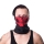 Skull Snood Red - one size