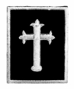 Kruzifix - gestickt - Patch