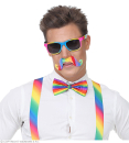 Rainbow tie bow