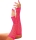 Fishnet Gloves Pink - one size