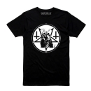 T-Shirt Cat Crosses Satanic
