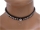 Choker Pointed Stds + Ring Leather