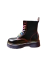 Aderlass 8-Eye Plateau Boots Leather Rainbow