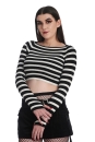 Frances Striped Jumper WHT