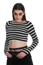 Frances Striped Jumper WHT