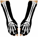 Skeleton Armwarmers White