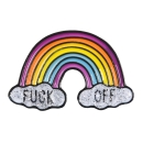 FCK OFF Rainbow Pin