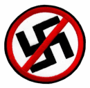 Anti Nazi 2 - gestickt - Patch