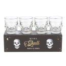 Skull Shot Glasses Set of 4