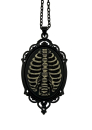 Goth Skeleton Necklace