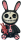 Furrybones Black Bun Bun