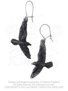 Raven Earring Left Earring - 1 Stück