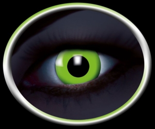 Kontaktlinsen UV Flash Green 1 Pair